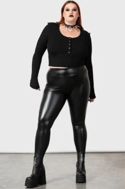 Haunted Vampiress Leggings [PLUS] -Gothic Wear Store HAUNTED VAMPRESS LEGGINGS PLUS W E