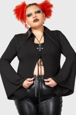 High Coven Top [PLUS] -Gothic Wear Store HIGH COVEN TOP PLUS W C