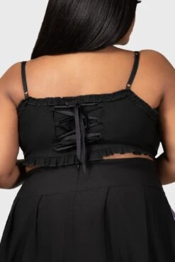 Ines Crop Top [PLUS] -Gothic Wear Store INES CROP TOP PLUS W D