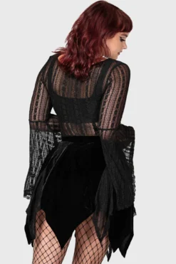 Josephine's Revenge Mini Skirt 5 Josephine's Revenge Mini Skirt -Gothic Wear Store JOESEPHINES REVENGE MINI SKIRT BLACK W E