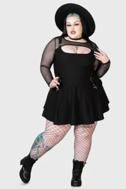 Krypt Keeper Mini Dress [PLUS] -Gothic Wear Store KRYPT KREEPER DRESS PLUS W D