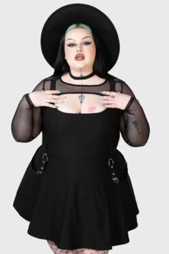 Krypt Keeper Mini Dress [PLUS] -Gothic Wear Store KRYPT KREEPER DRESS PLUS W E