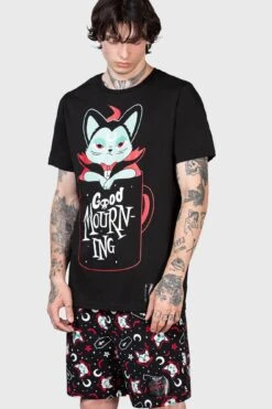 Lil Vampurr Long Shorts -Gothic Wear Store LIL VAMPURR LONG SHORTS MENS C