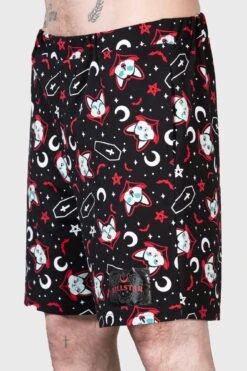 Lil Vampurr Long Shorts -Gothic Wear Store LIL VAMPURR LONG SHORTS MENS D