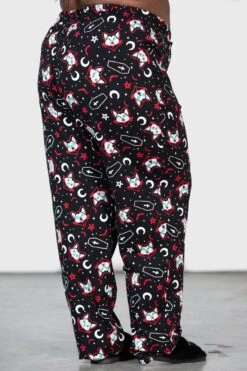 Lil Vampurr Lounge Pants [PLUS] -Gothic Wear Store LIL VAMPURR LOUNGE PANTS PLUS W E