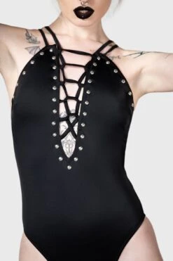 Lilith's Gaze Swimsuit -Gothic Wear Store LILITHS GAZE SWIMSUIT W D