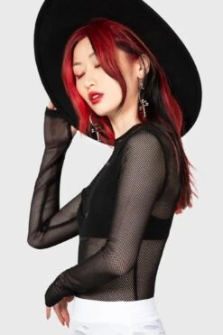 Lilith's Moon Bodysuit -Gothic Wear Store LILITHS MOON BODYSUIT W E