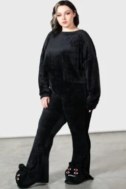 Lulluspider Flares [PLUS] -Gothic Wear Store LULLUSPIDER FLARES PLUS W D