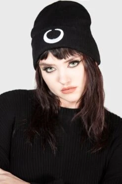 Luna Beanie [B] -Gothic Wear Store LUNA BEANIE W D