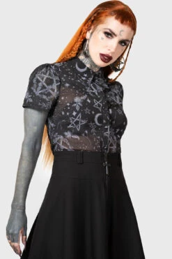 Lunar Soul Blouse -Gothic Wear Store LUNAR SOUL BLOUSE W D