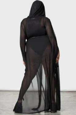 Mabel's Mayhem Mesh Cover Up [PLUS] -Gothic Wear Store MABELS MAYHEM MESH COVER UP PLUS W F