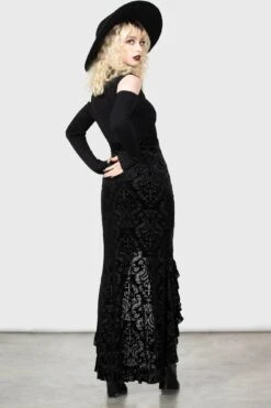 Maudlin Maxi Skirt -Gothic Wear Store MAUDLIN MAXI SKIRT W E