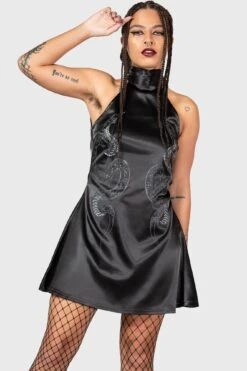 Medusa's Lair Mini Dress -Gothic Wear Store MEDUSAS LAIR MINI DRESS W B