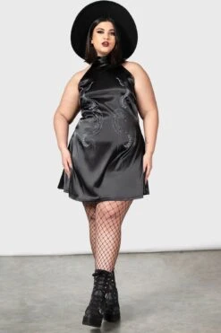 Medusa's Lair Mini Dress [PLUS] -Gothic Wear Store MEDUSA S LAIR MINI DRESS PLUS W D