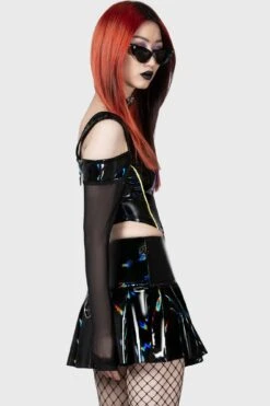 Midnight's Magic Corset Top -Gothic Wear Store MIDNIGHTS MAGIC CORSET TOP W E