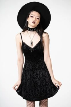Mistress Of Mayhem Skater Dress [B] -Gothic Wear Store MISTRESS OF MAYHEM DRESS W D