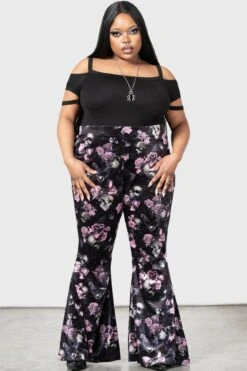 Moondance Bell Bottoms [BLACK/PINK] [PLUS]