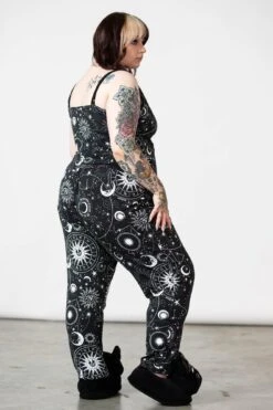 Nebula Lounge Pants [PLUS] -Gothic Wear Store NEBULA LOUNGE PANTS PLUS W D