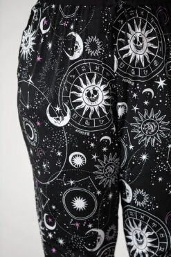 Nebula Lounge Pants [PLUS] -Gothic Wear Store NEBULA LOUNGE PANTS PLUS W F