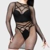 Nicole Fishnet Dress [B]