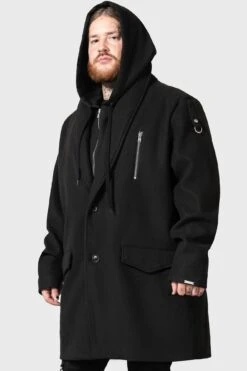 Night Crawler Coat [PLUS] -Gothic Wear Store NIGHT CRAWLER COAT PLUS M C