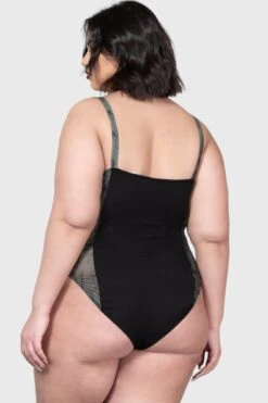 Night Lichen Bodysuit [PLUS] -Gothic Wear Store NIGHT LICHEN BODYSUIT W PLUS E