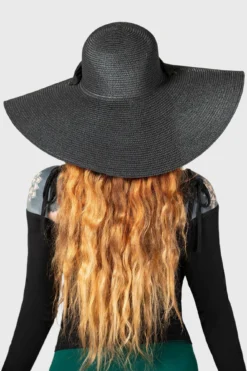 Nightshaded Sun Hat -Gothic Wear Store NIGHTSHADED SUN HAT W E