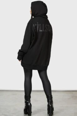 Nighttime Demise Hoodie -Gothic Wear Store NIGHTTIME DEMIS HOODIE W E