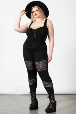 Nixie Leggings [PLUS] -Gothic Wear Store NIXIE LEGGINGS PLUS W D