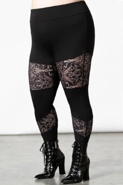 Nixie Leggings [PLUS] -Gothic Wear Store NIXIE LEGGINGS PLUS W E