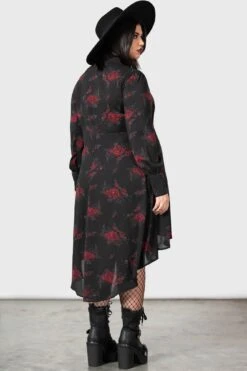 Pandora Shirt Dress [PLUS] -Gothic Wear Store PANDORA SHIRT DRESS PLUS W G