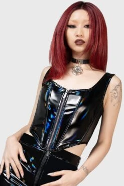 Paradigm Corset Top -Gothic Wear Store PARADIGM CORSET TOP W D