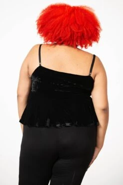 Quartz Night Velvet Top [PLUS] -Gothic Wear Store QUARTZ NIGHT VELVET TOP PLUS W E