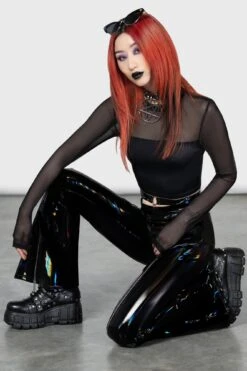 Rainbow A'Blaze Trousers -Gothic Wear Store RAINBOW ABLAZE TROUSERS W D