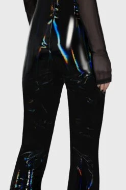 Rainbow A'Blaze Trousers -Gothic Wear Store RAINBOW ABLAZE TROUSERS W E