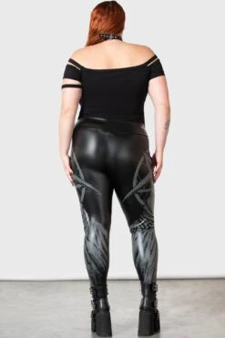 Reaper Leggings [PLUS] -Gothic Wear Store REAPER LEGGINGS PLUS W E