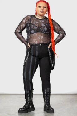 Ringmaster Trousers [PLUS] -Gothic Wear Store RING MASTER TROUSERS PLUS W D