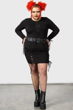 Rory Bodycon Dress [PLUS] -Gothic Wear Store RORY BODYCON DRESS PLUS W D