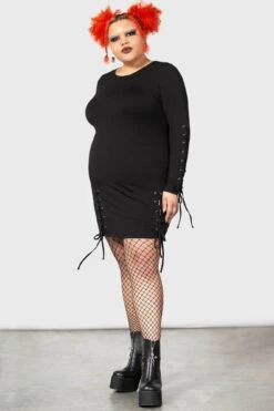 Rory Bodycon Dress [PLUS] -Gothic Wear Store RORY BODYCON DRESS PLUS W F