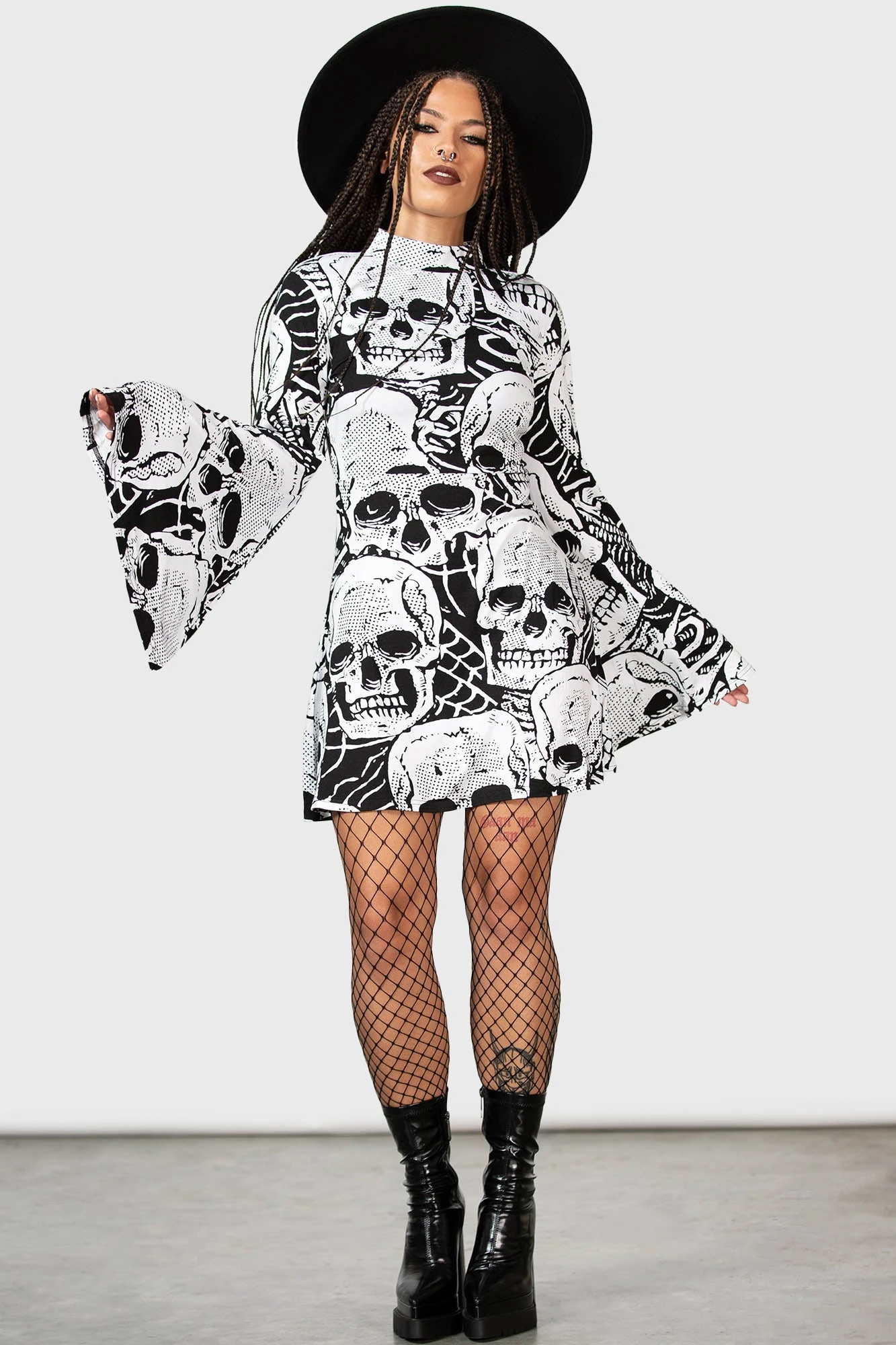 Skeleton Season Mini Dress 3 Skeleton Season Mini Dress - Image 3