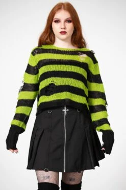 Slugs N' Snails Knit Sweater -Gothic Wear Store SLUGS N SNAILS KNIT SWEATER W E