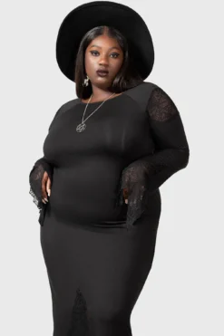 Spiderella Dress [PLUS] -Gothic Wear Store SPIDERELLA DRESS PLUS W E