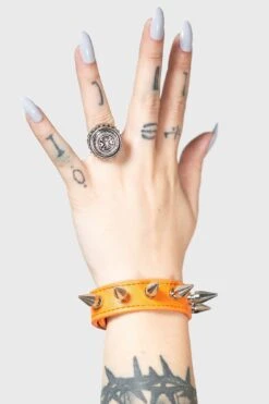 Stay Away Spike Bracelet [ORANGE]
