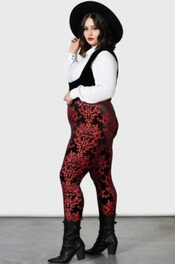 Styx Leggings [PLUS] -Gothic Wear Store STYX LEGGINGS PLUS W E