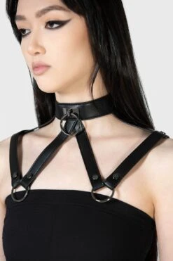 Sylvan Neck Harness -Gothic Wear Store SYLVAN NECK HARNESS W B
