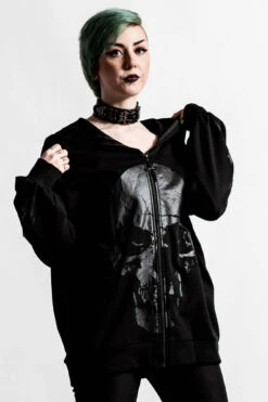 Symbol Of Light Zip Through Top -Gothic Wear Store SYMBOL OF LIGHT ZIP THROUGH TOP D