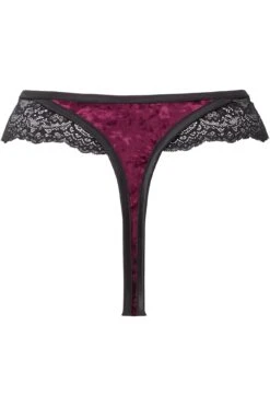 Sacred Spirits Velvet Panty [BLOOD] -Gothic Wear Store SacredSpiritsVelvetPanty BLOOD B