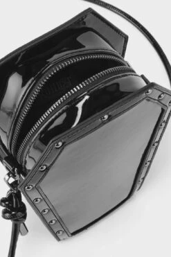 Unconfirmed Coffin Crossbody Bag -Gothic Wear Store UNCONFIRMED COFFIN CROSSBODY BAG D