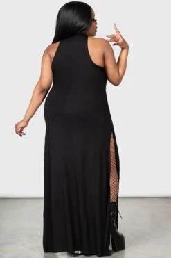 Under Queen Maxi Dress [PLUS] -Gothic Wear Store UNDER QUEEN MAXI DRESS PLUS W F