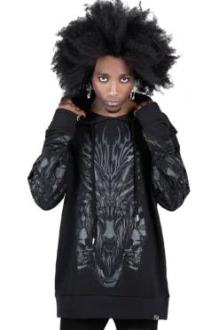 Untamed Hoodie -Gothic Wear Store UNTAMED HOODIE MENS B